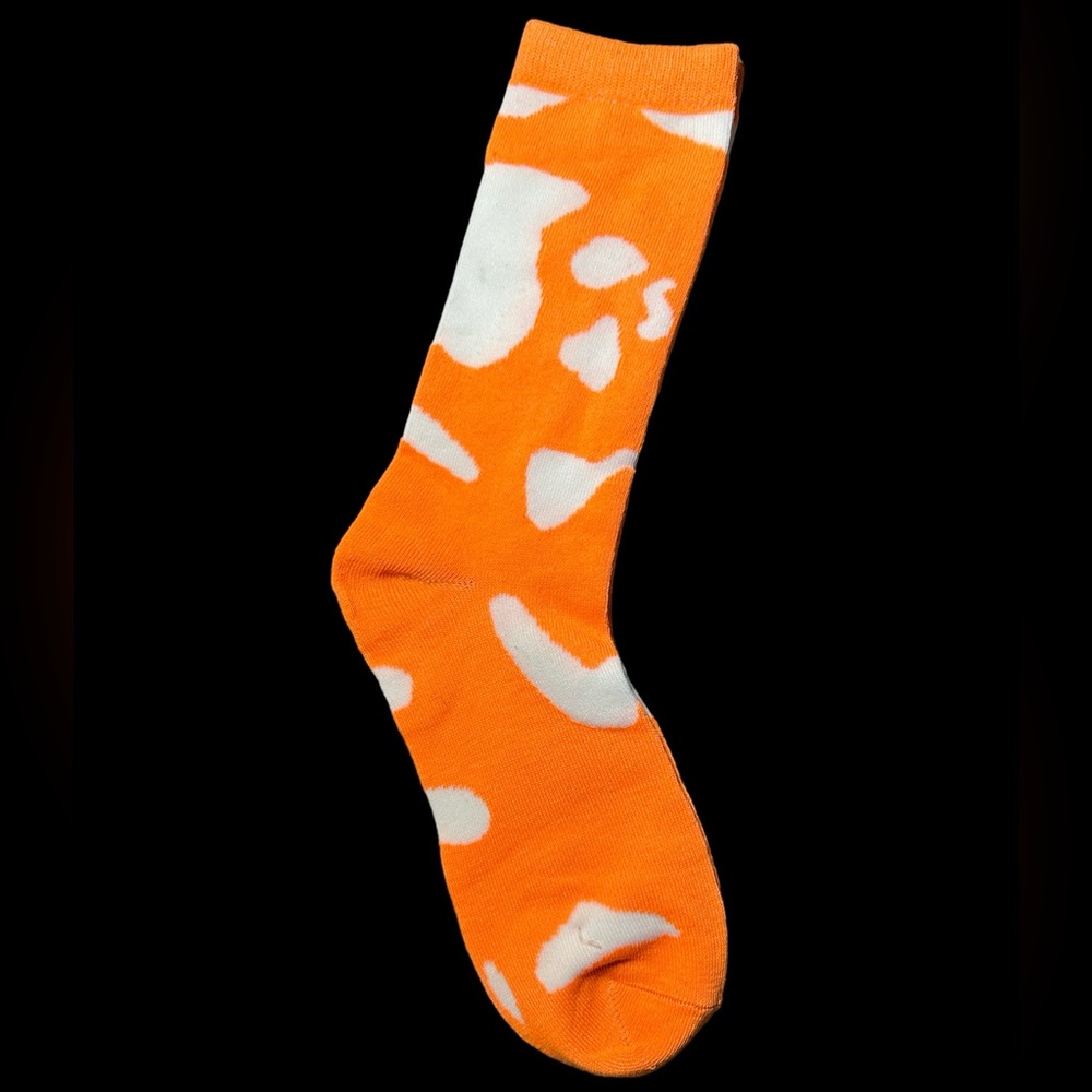 Neon Orange Ladies Socks size 7-10
